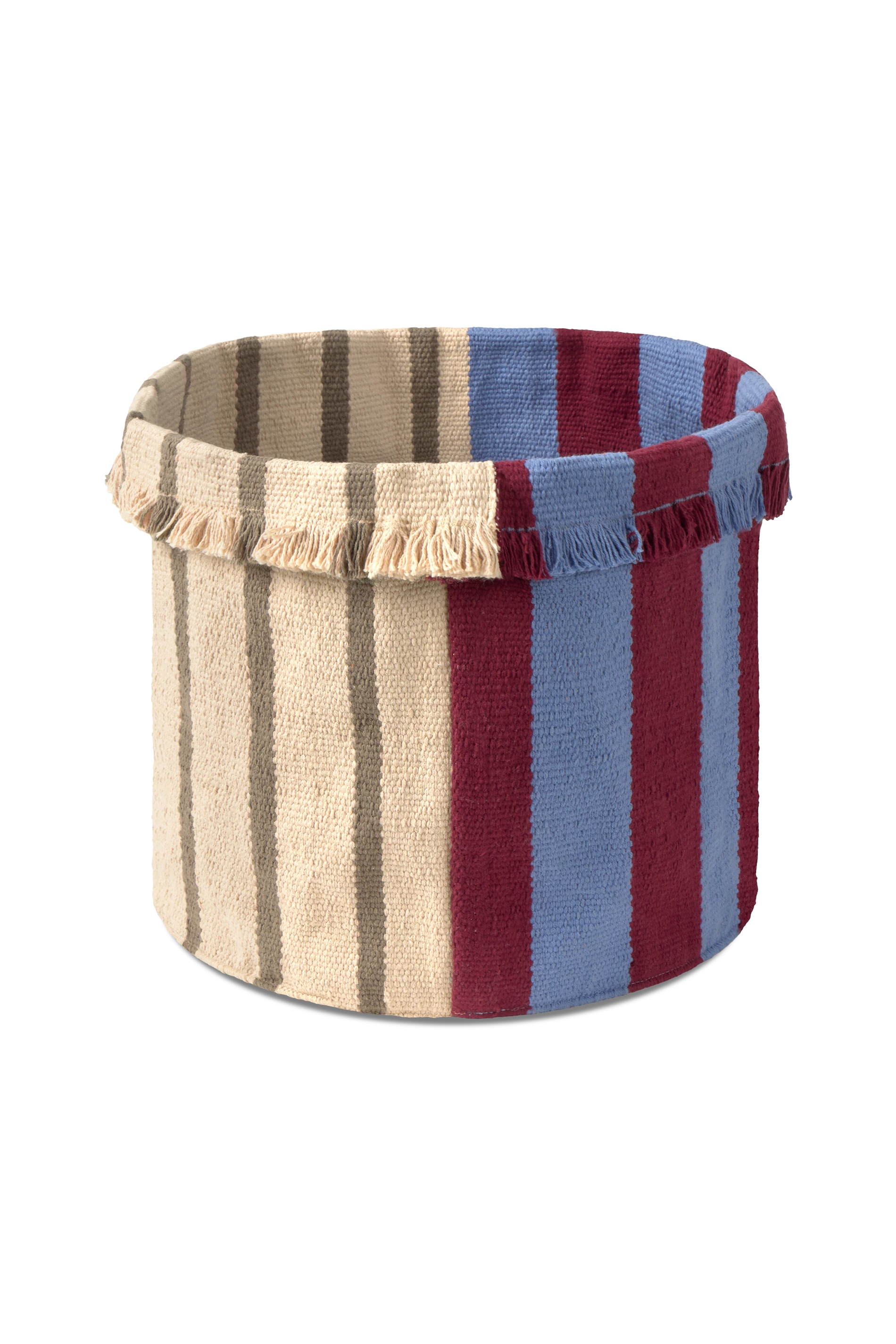 lorena-canals-panier-indigo-blue-franges image 1