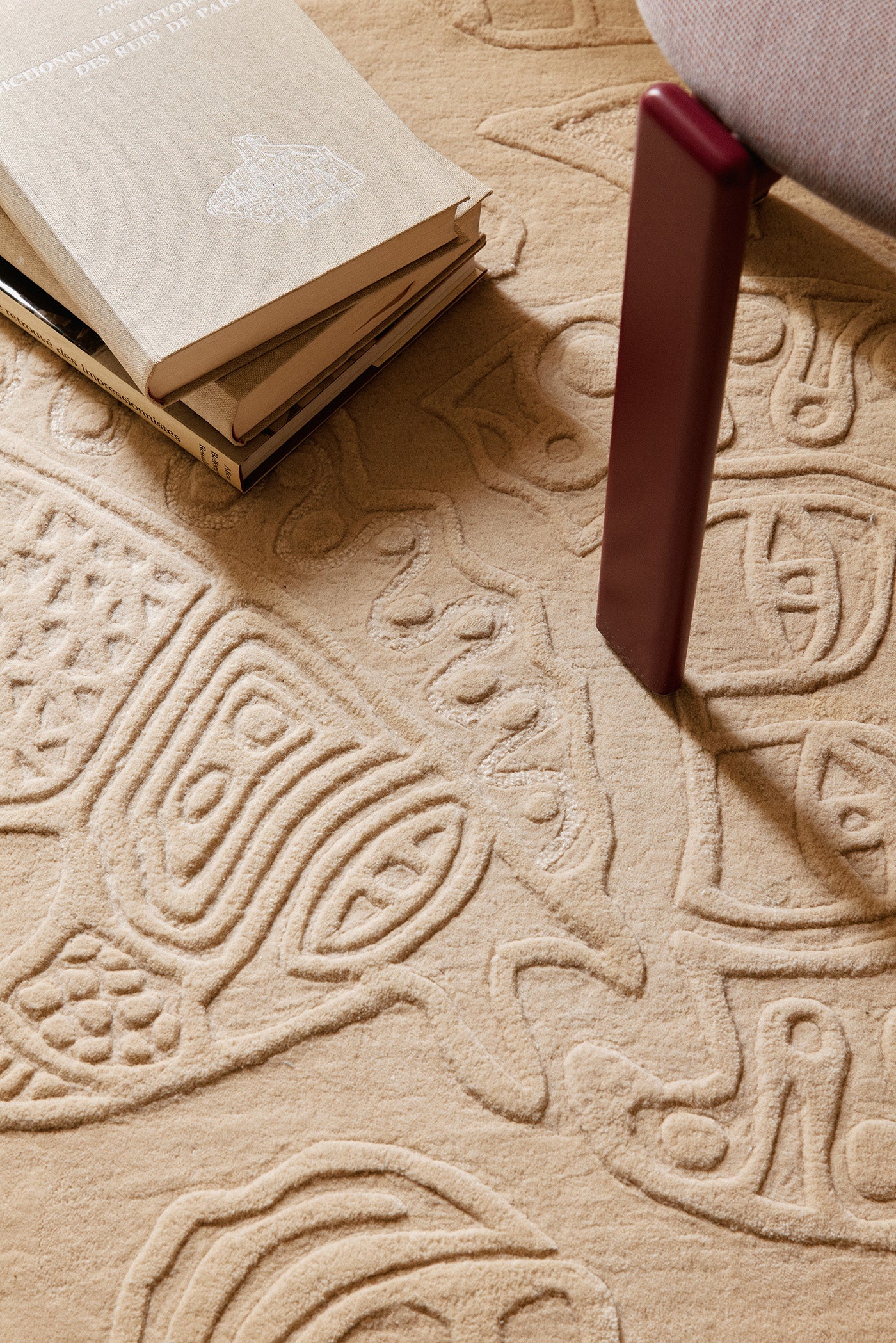 toulemonde-bochart-sabbia-tapis-cru-laine-haut-relief image 5