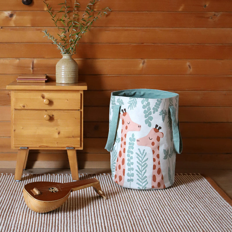 nattiot-nis-panier-de-rangement-chambre-enfant-coton image 2