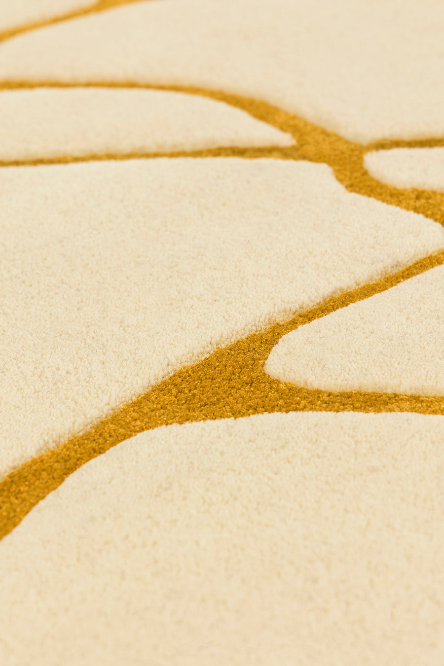 toulemonde-bochart-ambre-naturel-tapis-laine-et-viscose-blanc-or image 5
