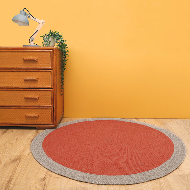 nattiot-nolan-rouille-tapis-rond-laine-tress image 2