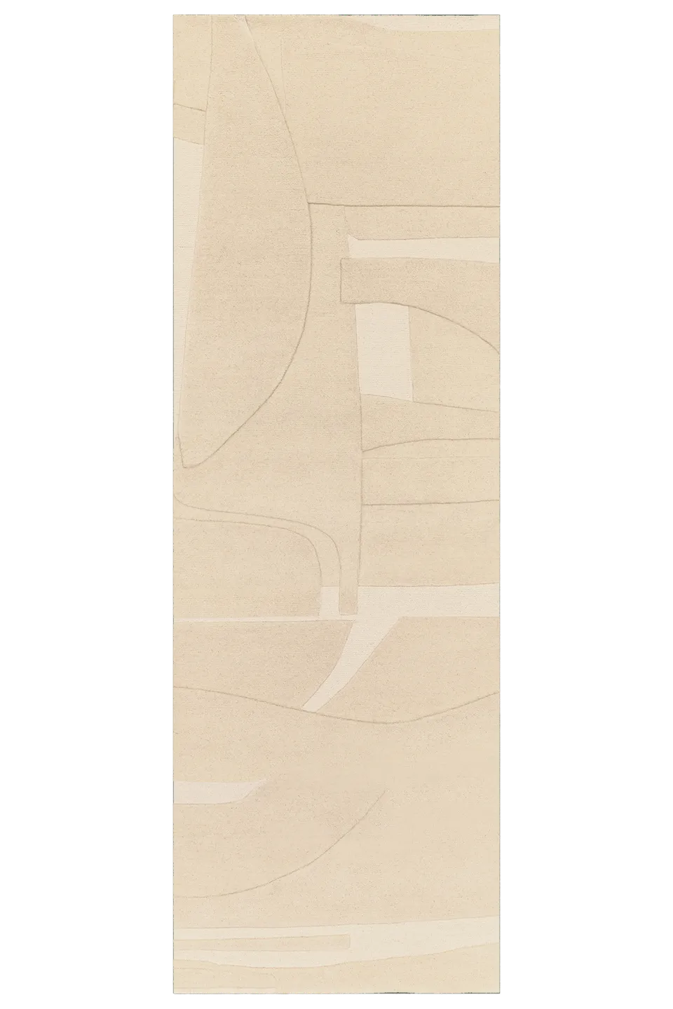 toulemonde-bochart-collage-beige-par-pascale-ribourg-tapis-laine image 1