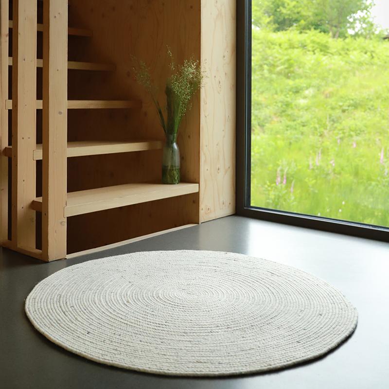 nattiot-neethu-naturel-m-tapis-rond-laine-feutr-e image 3