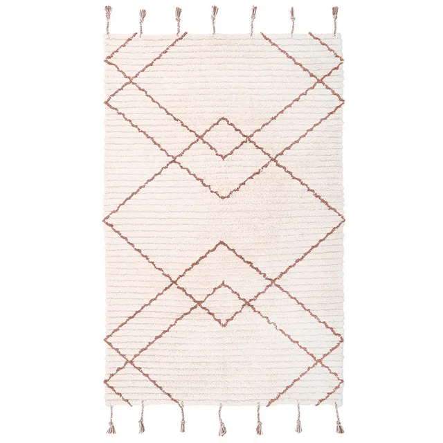 nattiot-viktor-ambre-tapis-enfant-boh-me-en-coton-lavable image 1