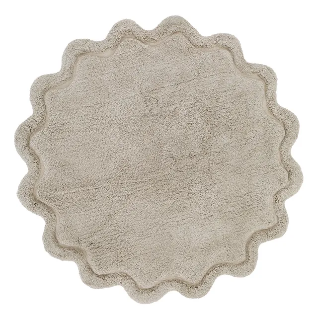 nattiot-sweet-april-lin-tapis-enfant-coton-lavable-rond image 1