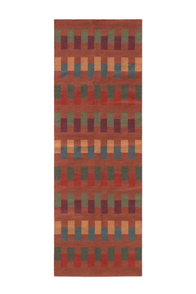 lorena-canals-intersecting-sienna-tapis-de-couloir-handloom image 1
