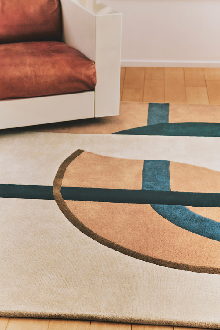 toulemonde-bochart-tacubaya-cr-me-tapis-multicolore-en-laine-tuft-main-florence- image 5