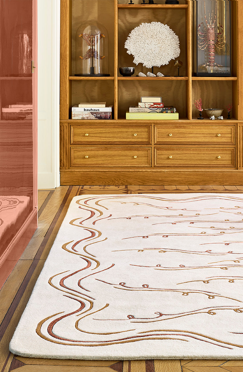 toulemonde-bochart-nazar-cru-brique-tapis-en-laine-tuft-main image 4