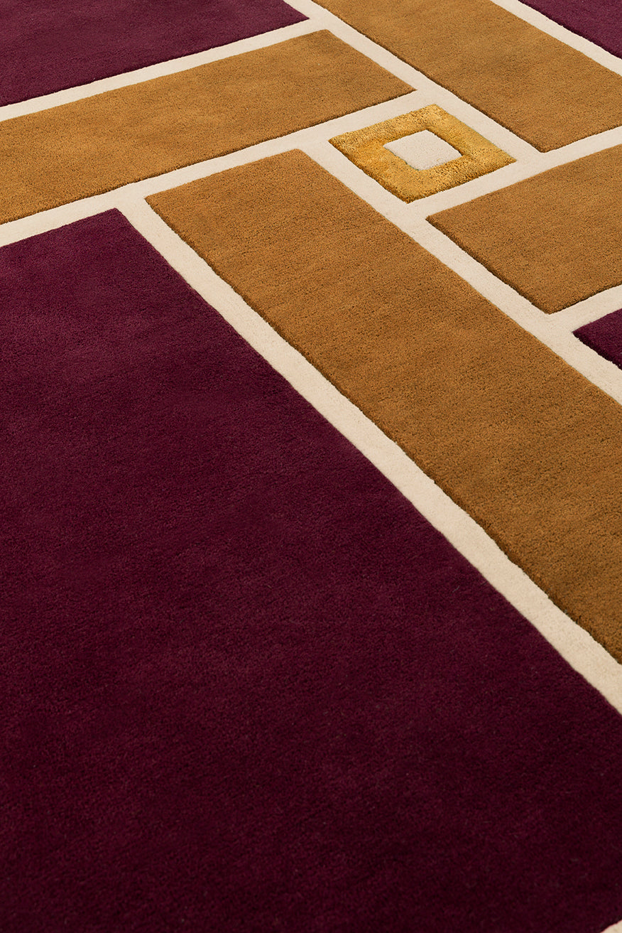toulemonde-bochart-vintage-tapis-bordeaux-tuft-main image 4