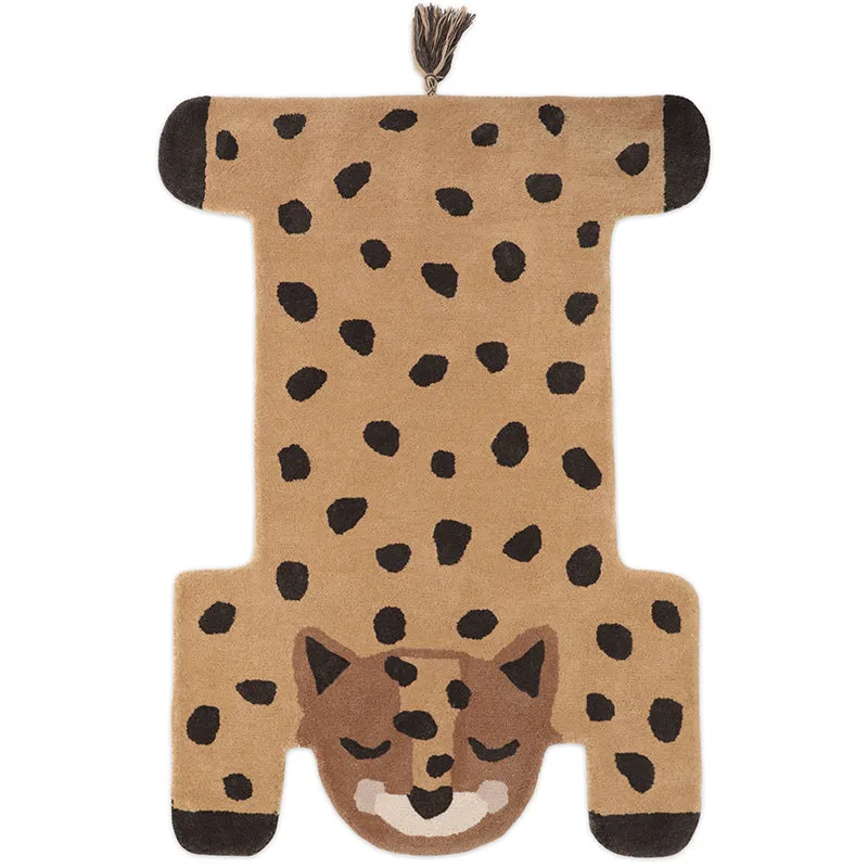 nattiot-kumako-l-opard-tapis-chambre-enfant-pure-laine-tuft-main image 1