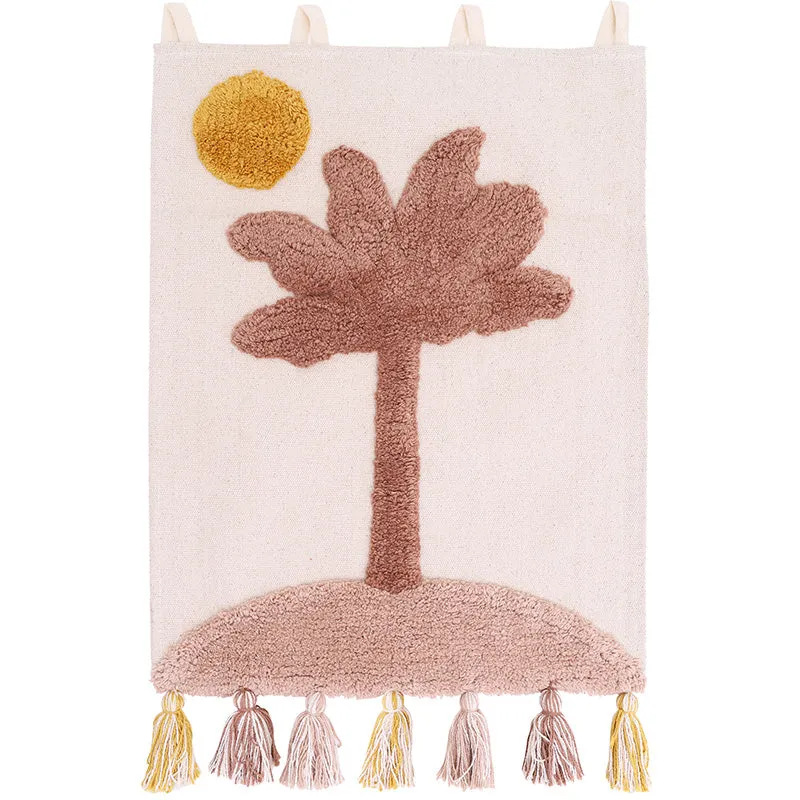 nattiot-little-palm-d-co-murale-enfant-velours-coton-lavable image 1