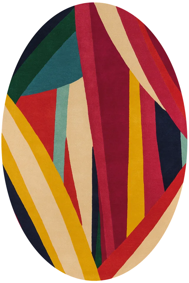 toulemonde-bochart-ipanema-tapis-design-jungle-fuchsia image 1