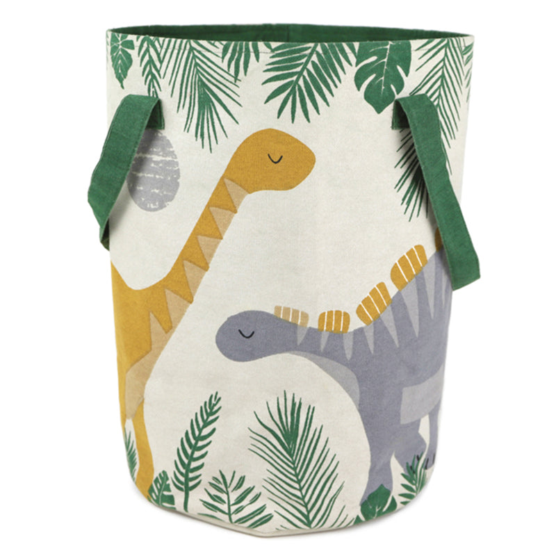 nattiot-sensaku-panier-de-rangement-chambre-enfant-dinosaure-coton image 1