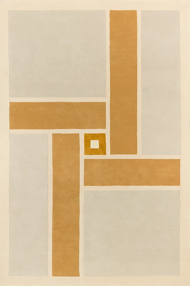 toulemonde-bochart-tapis-vintage-beige-italien-70-s-laine-et-viscose image 1