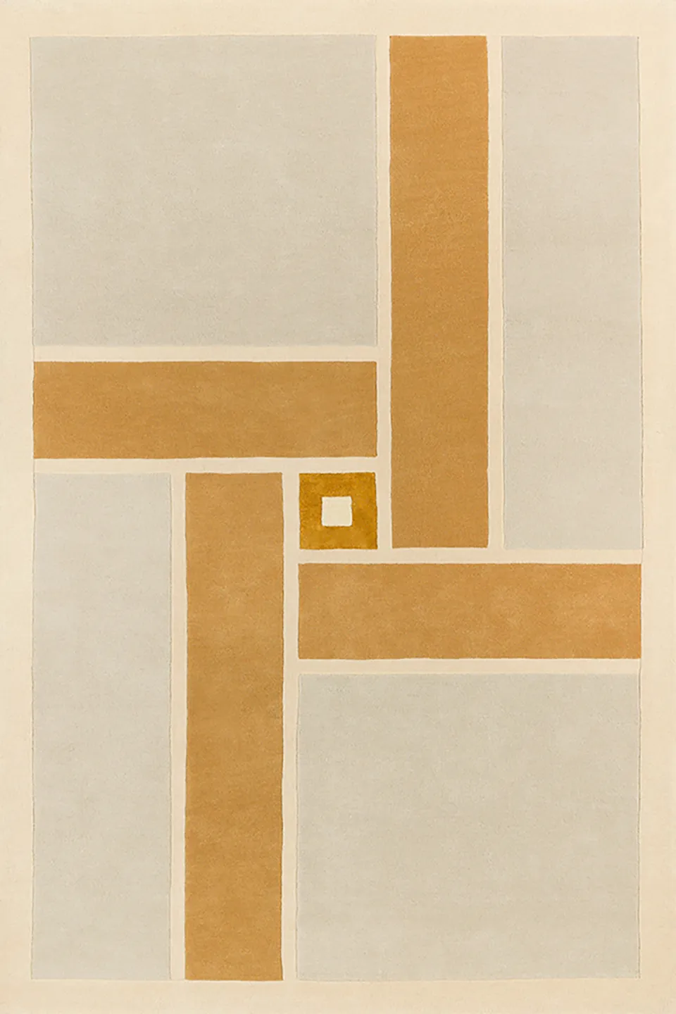 toulemonde-bochart-tapis-vintage-beige-italien-70-s-laine-et-viscose image 1