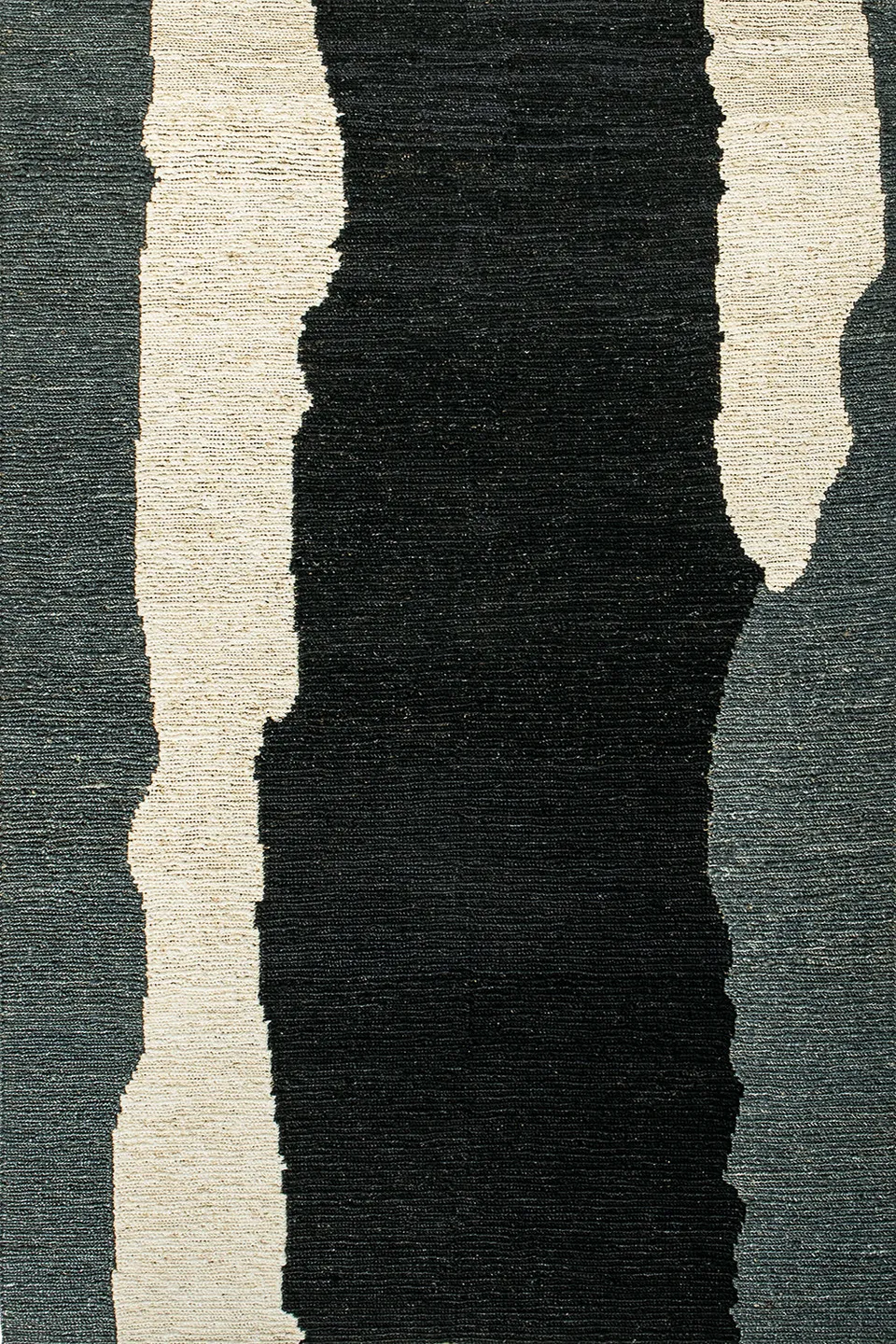 toulemonde-bochart-clair-obscur-tapis-noir-et-blanc-en-chanvre-nou-main image 1