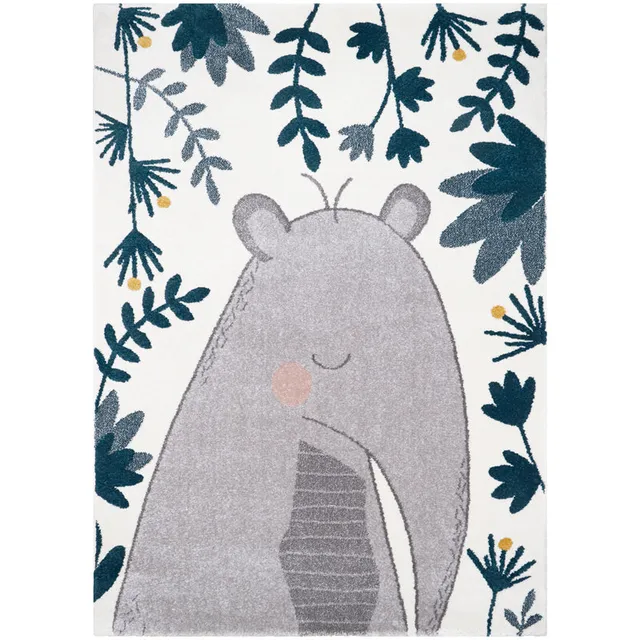 nattiot-boris-tamanoir-tapis-chambre-enfant-animal-polypropyl-ne image 1