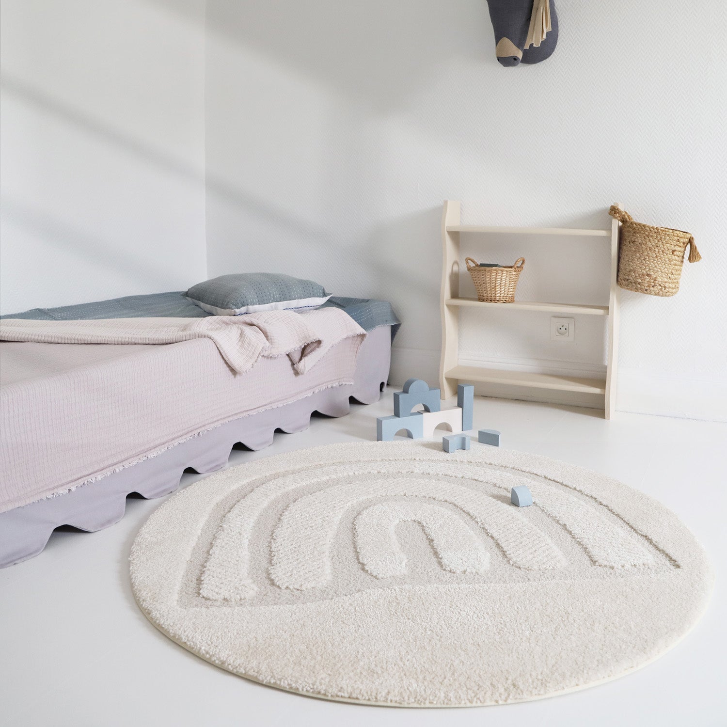 nattiot-rainbow-dream-m-tapis-enfant-rond-arc-en-ciel-ton-sur-ton image 2