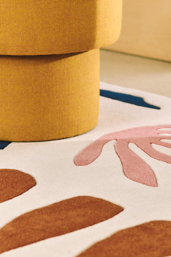 toulemonde-bochart-corail-tapis-laine-ocre-tuft-main image 3