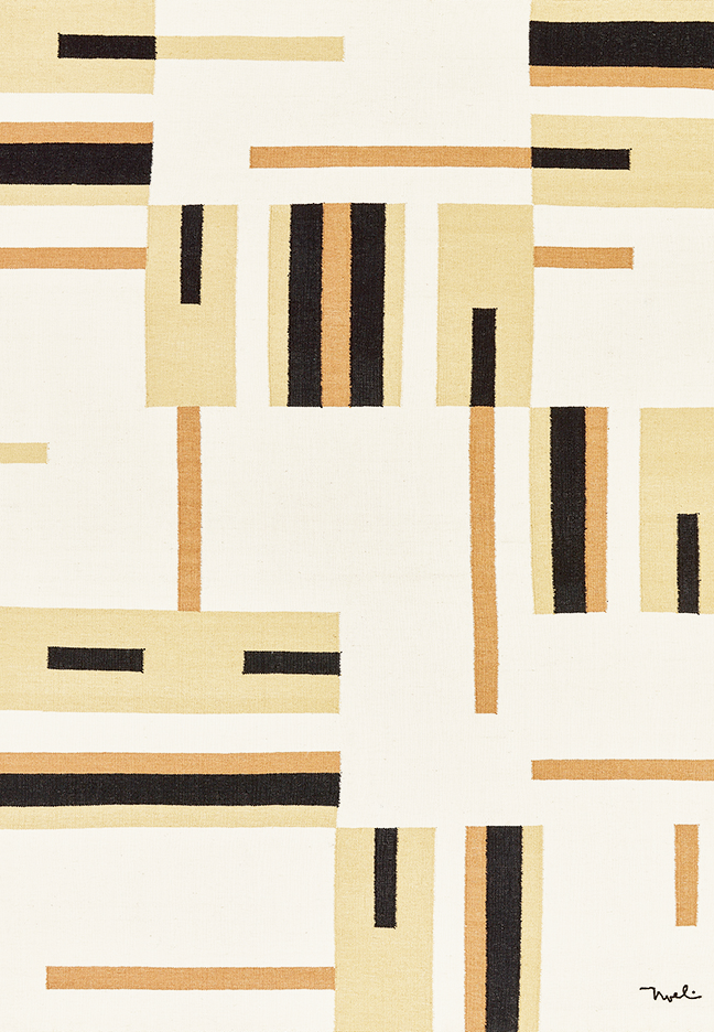 toulemonde-bochart-tandeta-tapis-durrie-tiss-plat-beige-outdoor image 1
