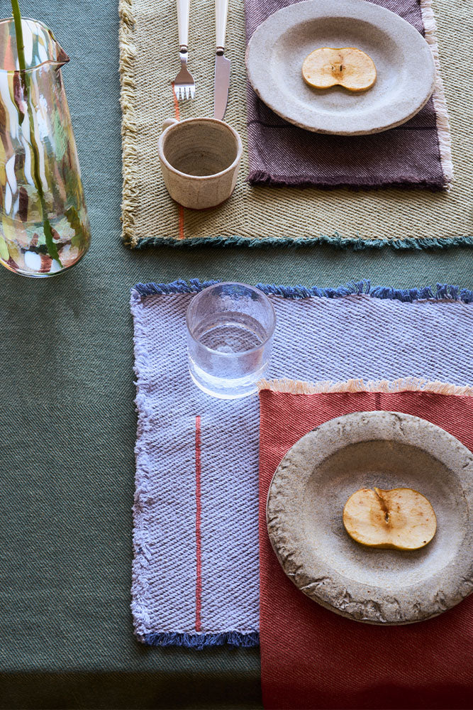 lorena-canals-vertical-anil-blue-set-de-2-sets-de-table-en-coton image 2