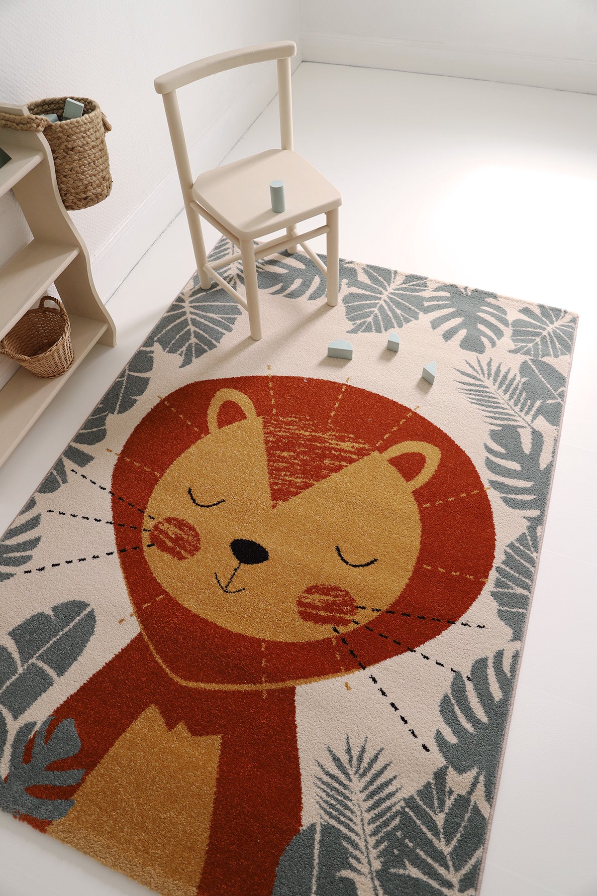 nattiot-ichiro-m-tapis-chambre-enfant-lion-rectangulaire image 7