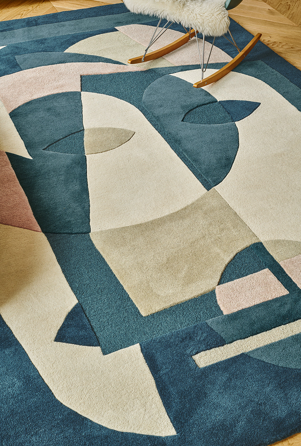 toulemonde-bochart-aduma-nuit-tapis-en-laine-bleu-tuft-main-2 image 4