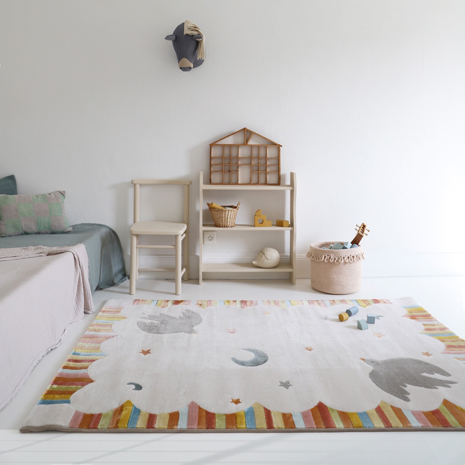 nattiot-dancing-birds-tapis-chambre-enfant-multicolore image 2